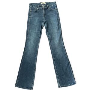 CJ by Cookie Johnson Princeville Dark Wash Mid Rise Straight Leg Denim Jeans 25
